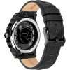 Black Leather Watch - Image 2