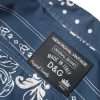 Blue White Bandana Print Cotton Casual Shirt - Image 7
