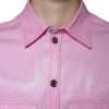 Pink Cotton Collared Button Down Shirt - Image 5