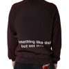 Maroon Logo Crew Neck Men Sweatshirt Sweater - Image 4