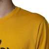White Yellow Logo Print Short Sleeve T-shirt - Image 6