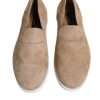 Beige Suede Caiman Loafers Slippers Shoes - Image 3