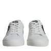 White Silver Sacred Heart Men Sneakers Shoes - Image 2