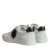 White Silver Sacred Heart Men Sneakers Shoes - Image 5