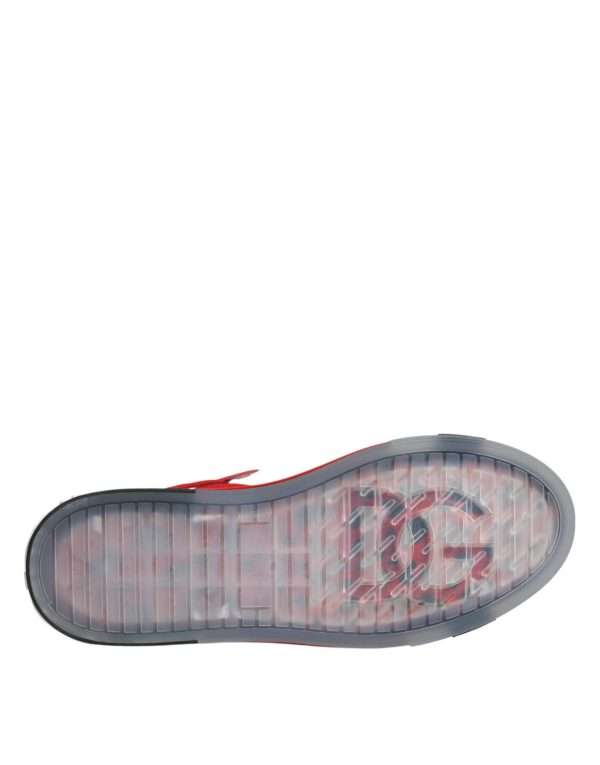 Multicolor Leather High Top Sneakers Shoes - Image 8