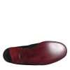 Black Logo Embroidered Leather Loafer Men Dress Shoes - Image 8