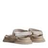 Beige Nappa Devotion Strap Men Sandals Shoes - Image 5
