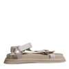 Beige Nappa Devotion Strap Men Sandals Shoes - Image 7