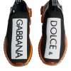 Black Orange Sorrento Slip On Sneakers Shoes - Image 3