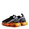 Black Orange Sorrento Slip On Sneakers Shoes - Image 5
