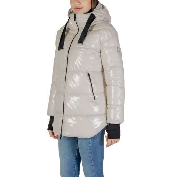 Beige Polyamide Slim Fit Jean - Image 4