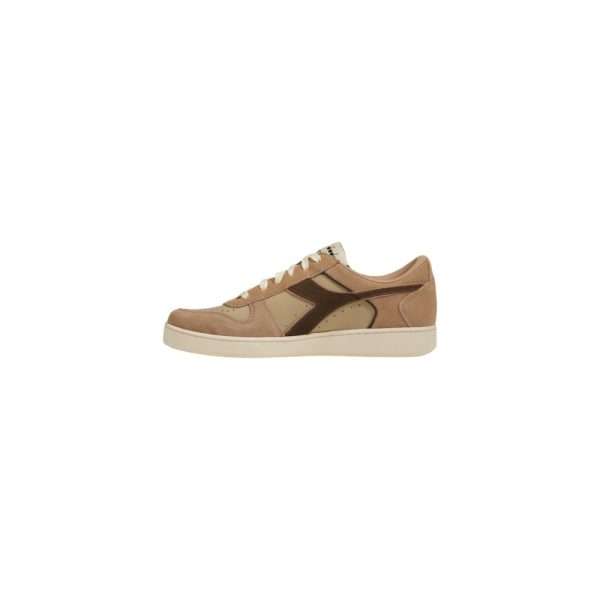 Beige Leather Sneaker - Image 3