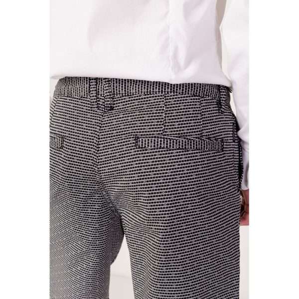 Black And White Cotton Short - Image 4