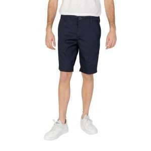 Blue Cotton Bermuda