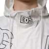 White Hooded Parka Polyester Trench Coat Jacket - Image 5