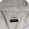 White Hooded Parka Polyester Trench Coat Jacket - Image 7