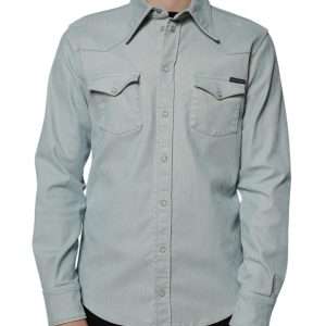 Light Blue Cotton Button Down Casual Shirt