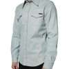Light Blue Cotton Button Down Casual Shirt - Image 3