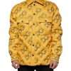 Yellow Logo Padded Buttoned Blouson Jacket - Image 2