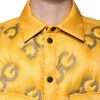 Yellow Logo Padded Buttoned Blouson Jacket - Image 5