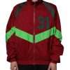 Multicolor Nylon Full Zip Windbreaker Jacket - Image 2