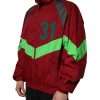 Multicolor Nylon Full Zip Windbreaker Jacket - Image 3
