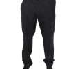 Black Wool Men Formal Dress Pants - Image 2