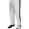 White Polyester Formal Dress Pants - Image 3