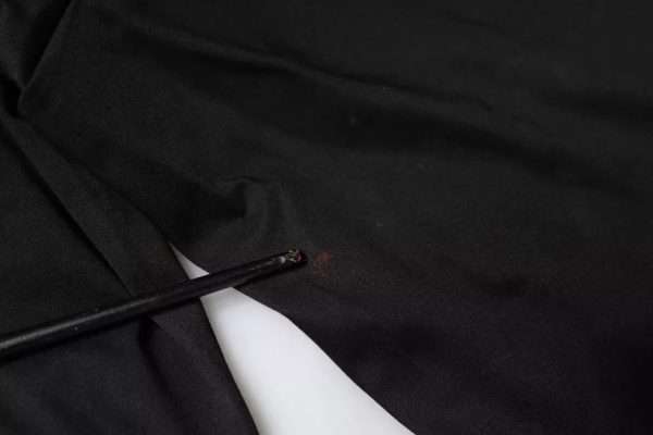 Black Cotton Stretch Skinny Men Dress Pants - Image 7