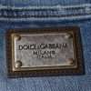 Blue Washed Cotton Stretch Men Denim Jeans - Image 7
