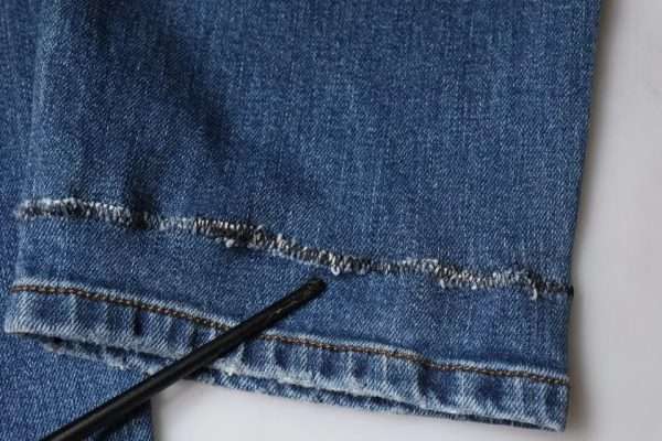 Blue Washed Cotton Stretch Men Denim Jeans - Image 8