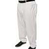White Cotton Men Dress Tapered Pants - Image 3