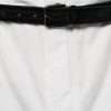 White Cotton Men Dress Tapered Pants - Image 5