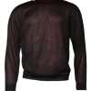 Maroon Polyester Crew Neck Pullover Sweater - Image 2