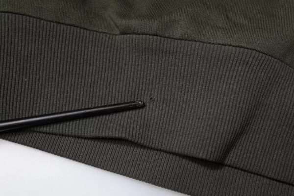 Army Green Crown Cotton Sweatshirt Sweater - Image 7