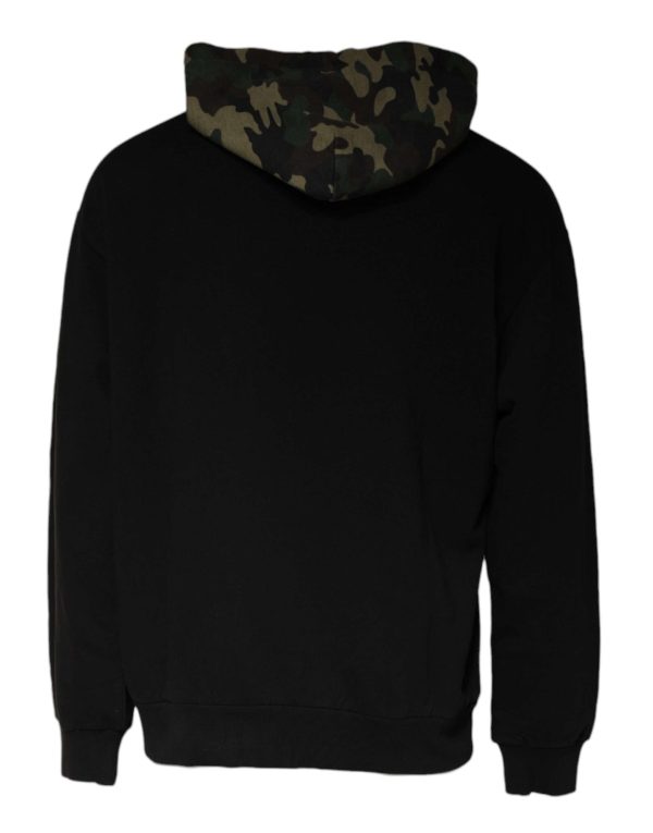 Black Camouflage Hooded Sweatshirt Sweater - Image 5