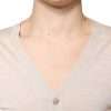 Beige Cashmere Button Down Cardigan Sweater - Image 5