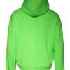 Green Logo Hooded Pullover Men Sweatshirt Sweater - Image 5
