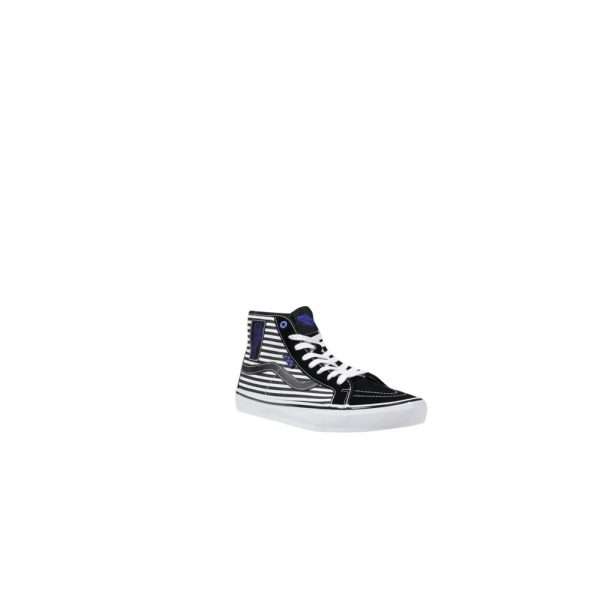Black And White Leather Sneaker - Image 2