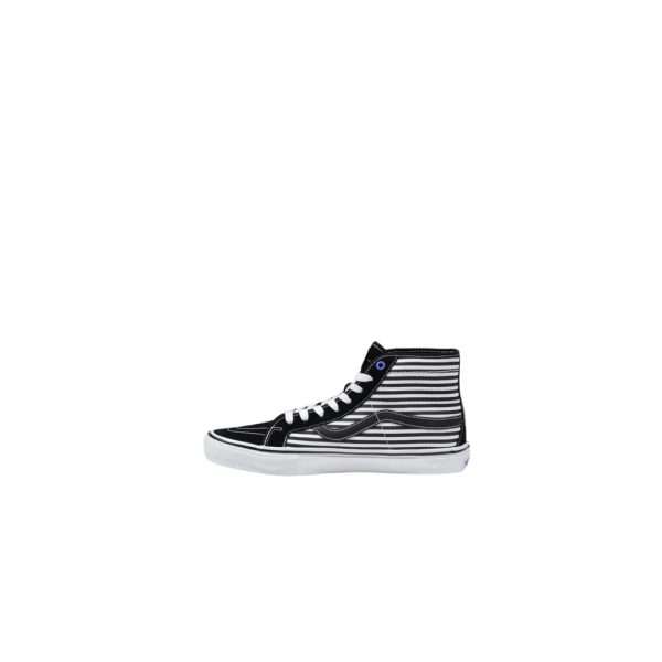 Black And White Leather Sneaker - Image 3