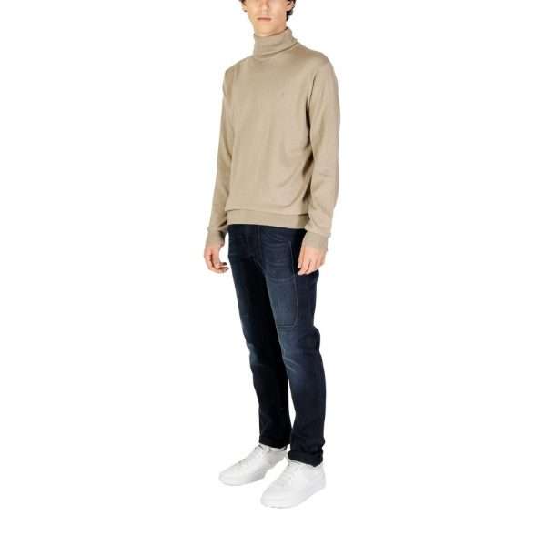 Beige Cotton Sweater - Image 3
