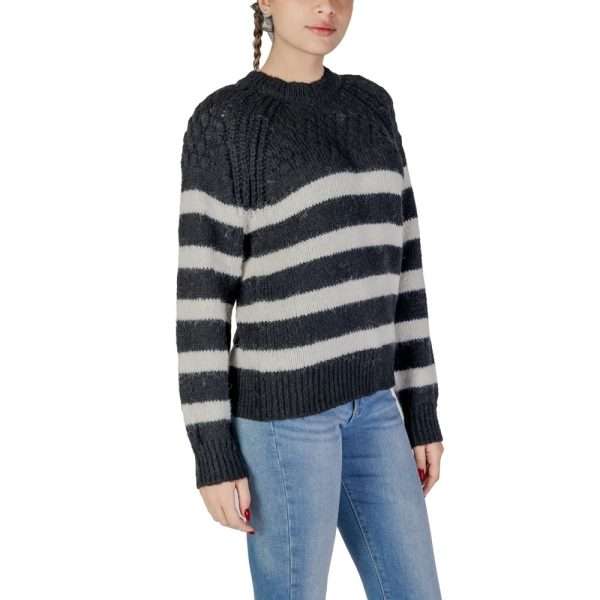 Black And White Recycled Polyester Sweater - Image 4