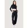 Black Recycled Polyester Tops & T-Shirt - Image 4