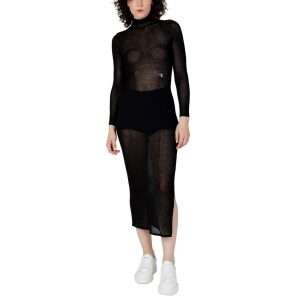 Black Marabou Dress