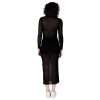 Black Marabou Dress - Image 2