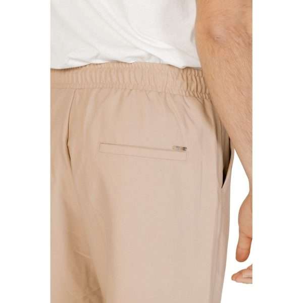 Beige Polyester Jeans & Pant - Image 3