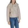 Beige Artificial Leather Jackets & Coat - Image 3