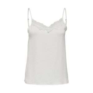 White Polyester Tank Top