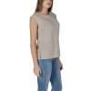 Beige Viscose Tank Top - Image 3