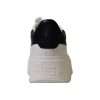 Black And White Leather Sneaker - Image 4
